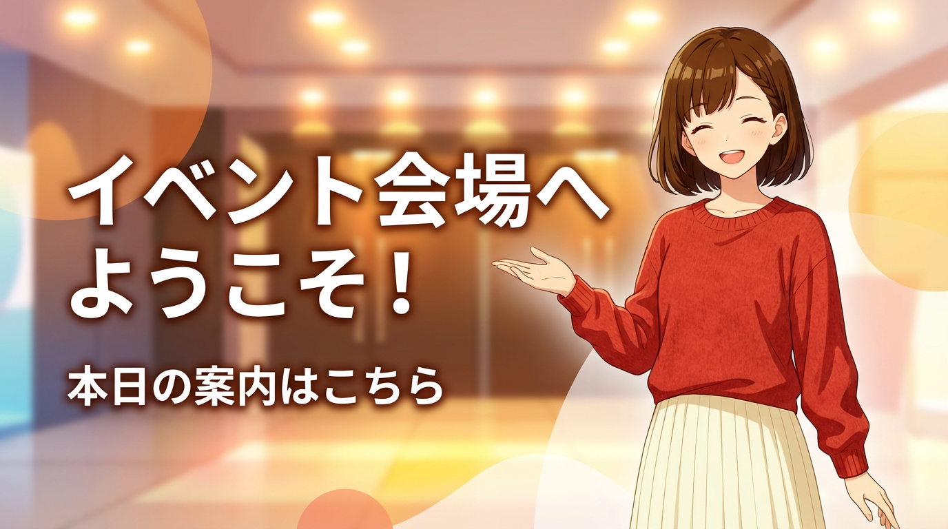 活动导视或标牌上出现的 Miko