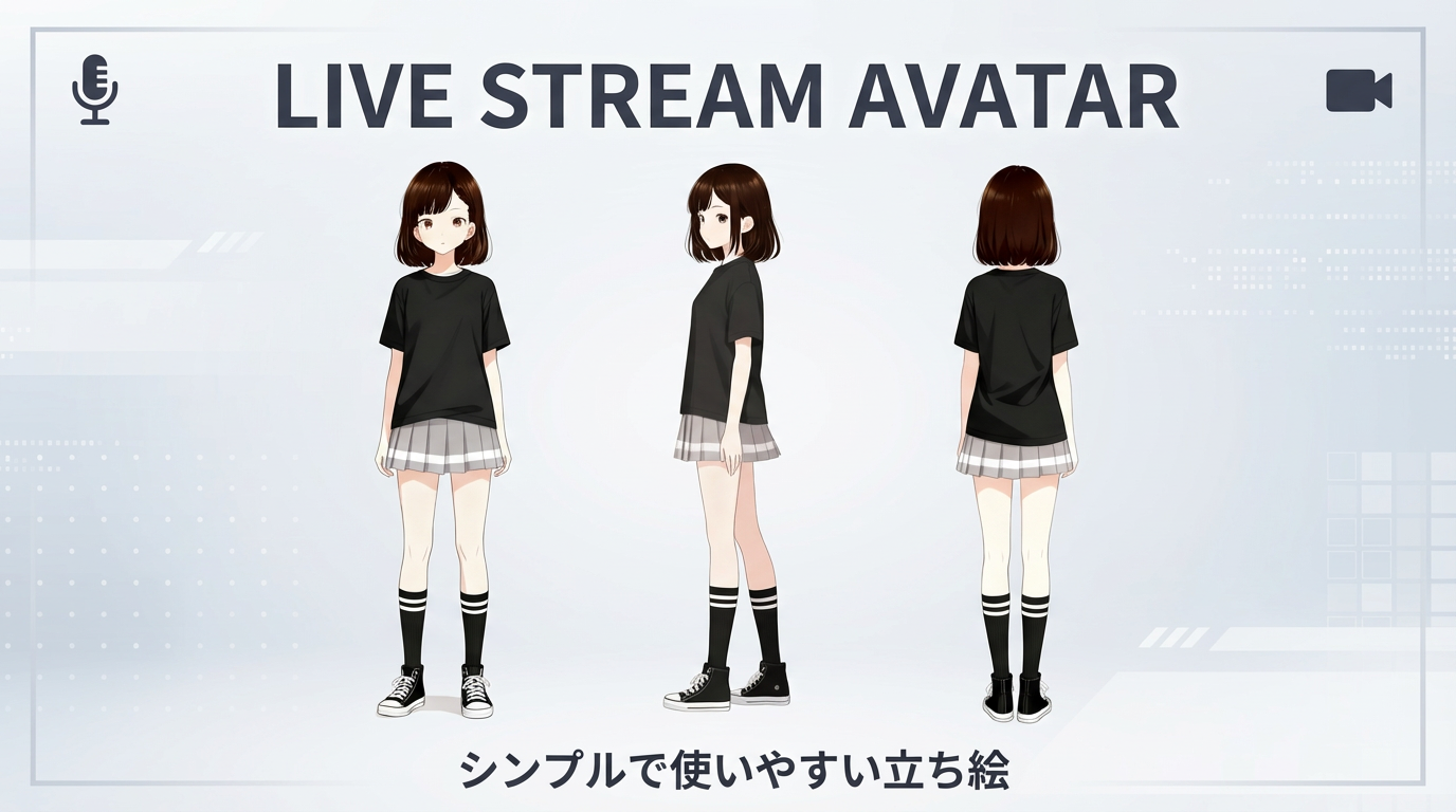 直播画面中担任导播的 Miko 示意